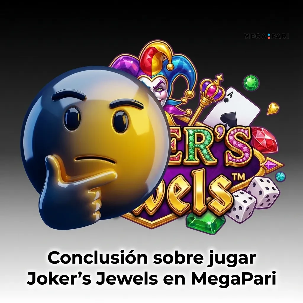 Conclusi&oacute;n sobre Joker's Jewels en MegaPari para jugadores argentinos: RTP s&oacute;lido, demo gratis, bono en pesos y app m&oacute;vil.