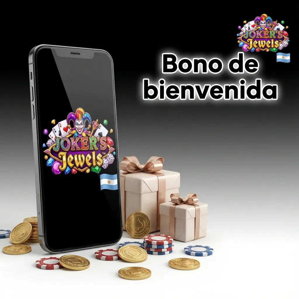 Banner de bono de bienvenida casino: 100%&ndash;200% al primer dep&oacute;sito para jugar Joker&rsquo;s Jewels y otras tragamonedas.
