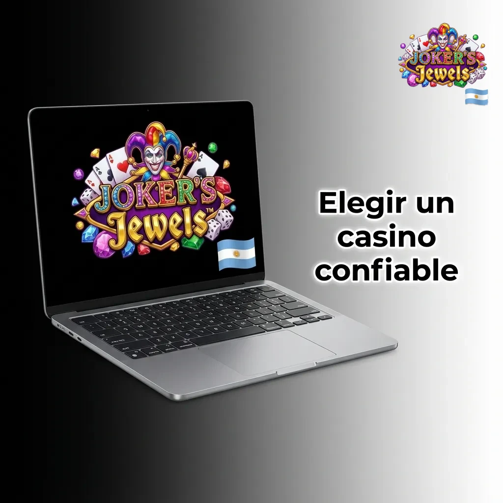 Ilustraci&oacute;n de jugador argentino eligiendo casino online confiable con licencia, pagos seguros y soporte en espa&ntilde;ol