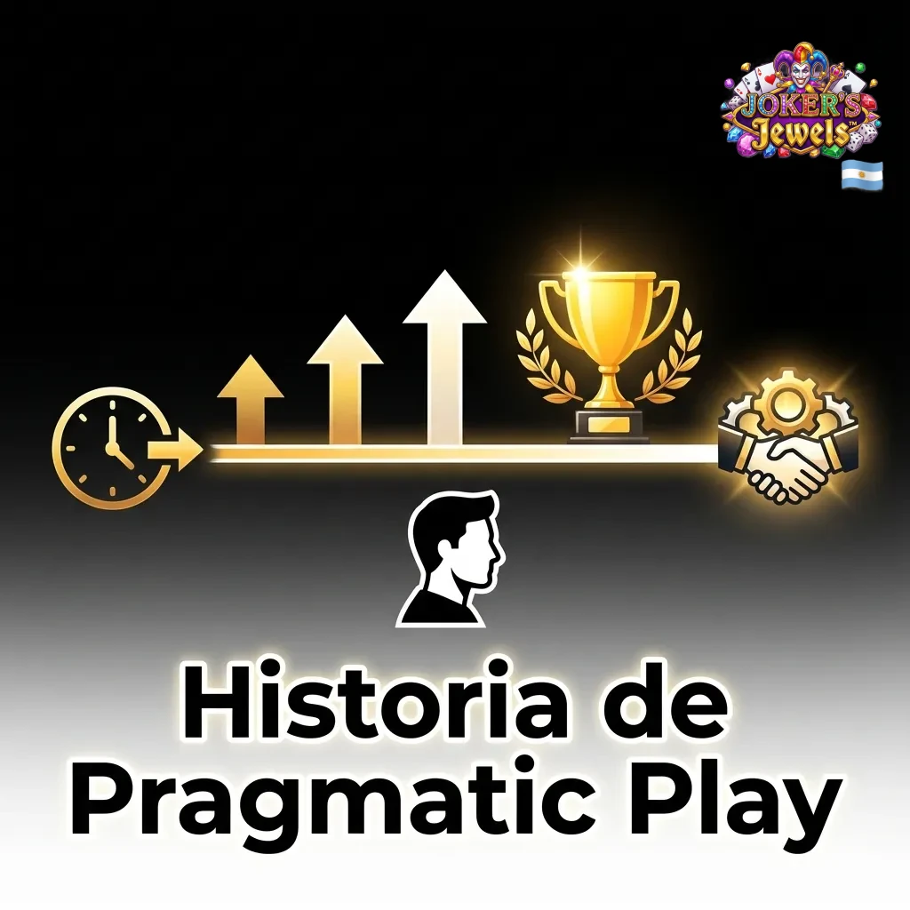 L&iacute;nea de tiempo ilustrada de la historia de Pragmatic Play, desde 2015 hasta su expansi&oacute;n global en juegos de casino online