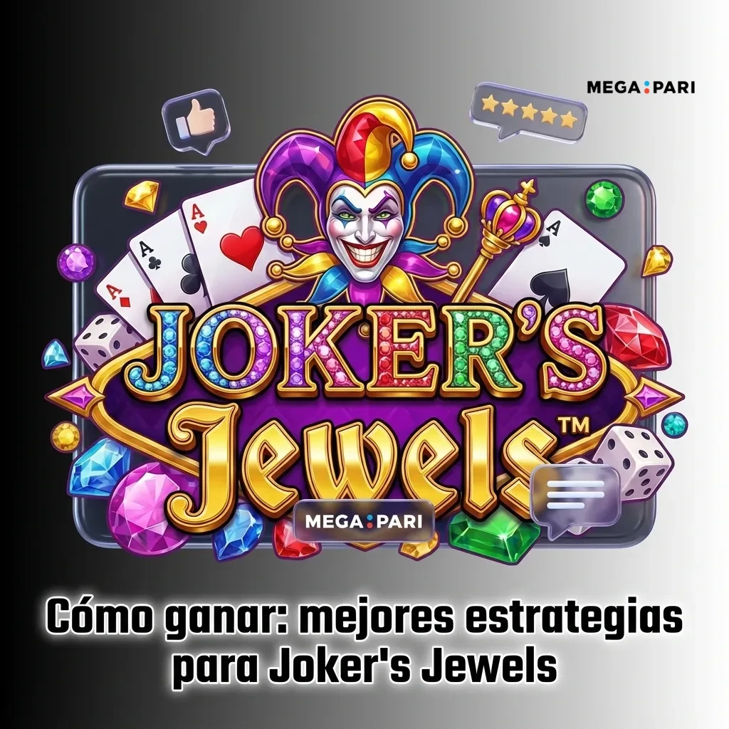 Ilustraci&oacute;n de Joker&rsquo;s Jewels con consejos en espa&ntilde;ol sobre demo, apuesta responsable y l&iacute;mites de ganancia y p&eacute;rdida