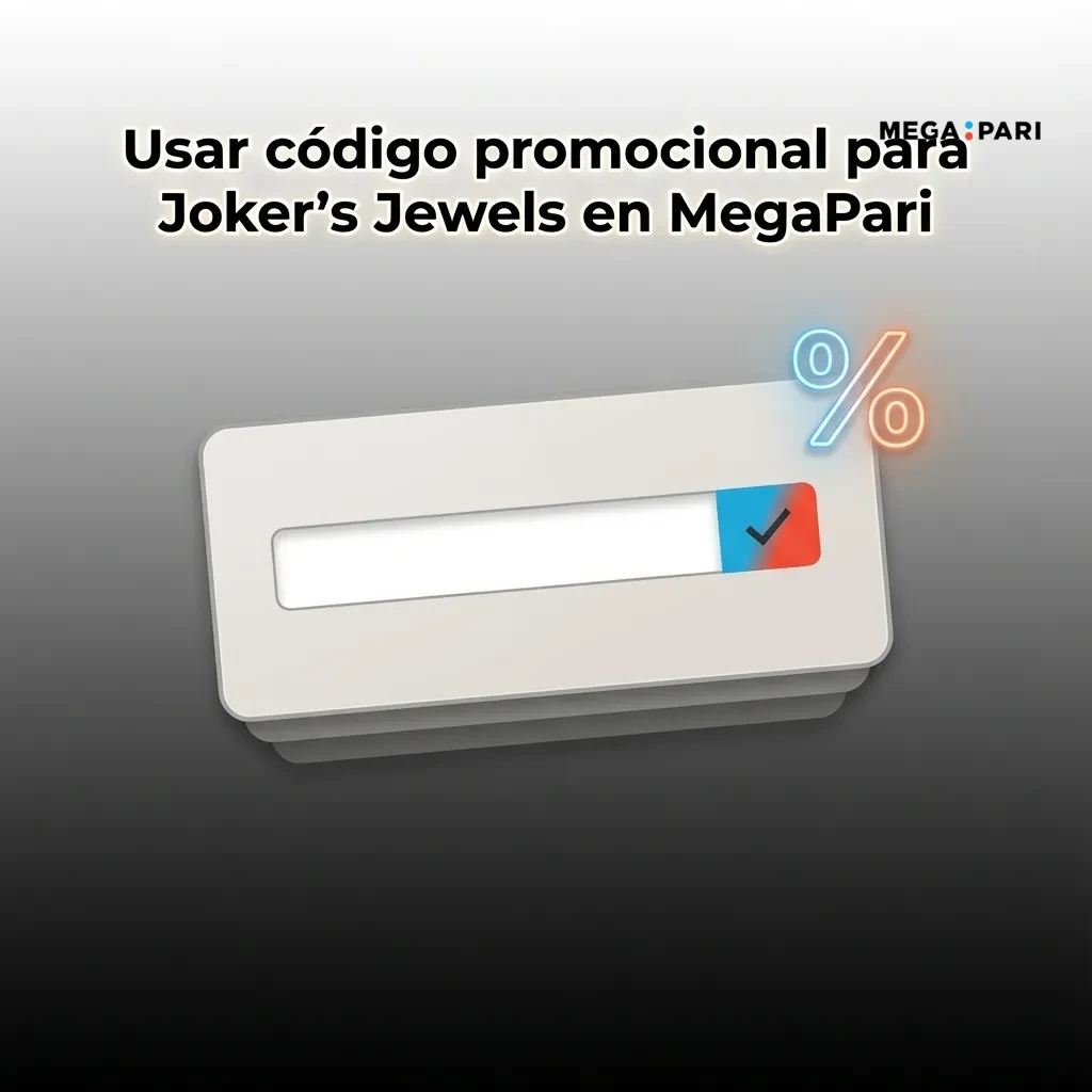 Banner en espa&ntilde;ol de MegaPari promocionando el c&oacute;digo JOKERVIP para Joker&rsquo;s Jewels al registrarse en la plataforma